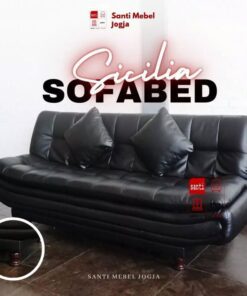 Sofa Bed Reclining Scandinavian Sicilia (Kulit Sintetis & Pillow Top)