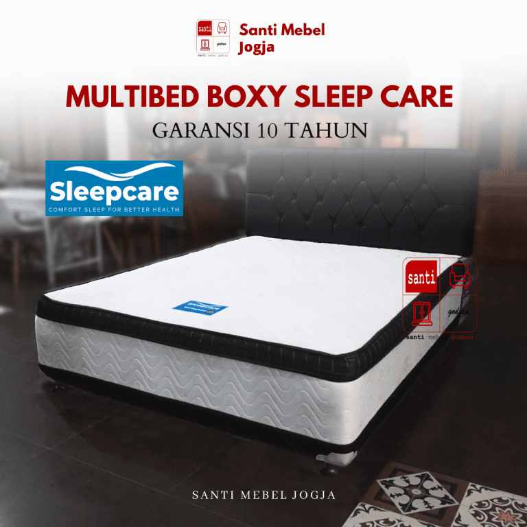 Springbed Boxy Sleep Care - Tidur Nyenyak Setiap Malam