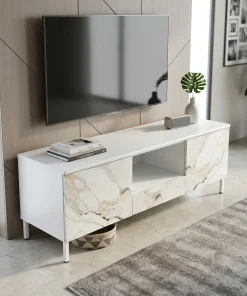 Rak TV Besi Minimalis Noah 140cm Anti Jamur